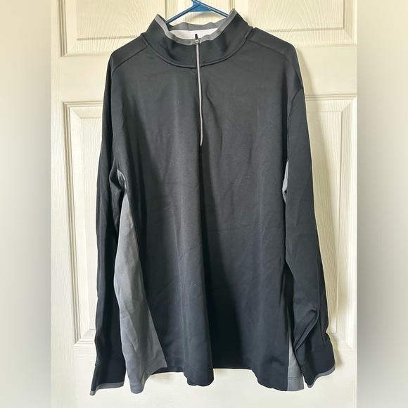 Nike Golf Black Dri-FIT Half Zip Jacket Size XXL - Picture 1 of 6